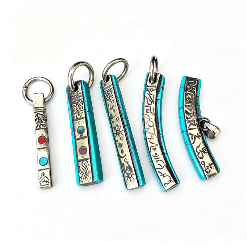 Ethnic Fashion Com - Amuletos con Mantras Tibetanos para Hombre,