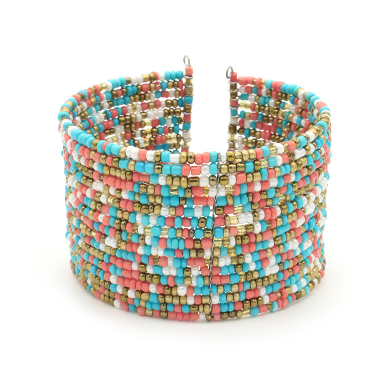 Ethnic Fashion Photography - Pulsera de Cuentas Hecha a Mano,