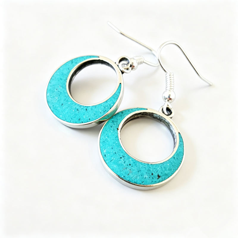 Ethnic Fashion Com - Pendientes étnicos vintage con dijes circulares,