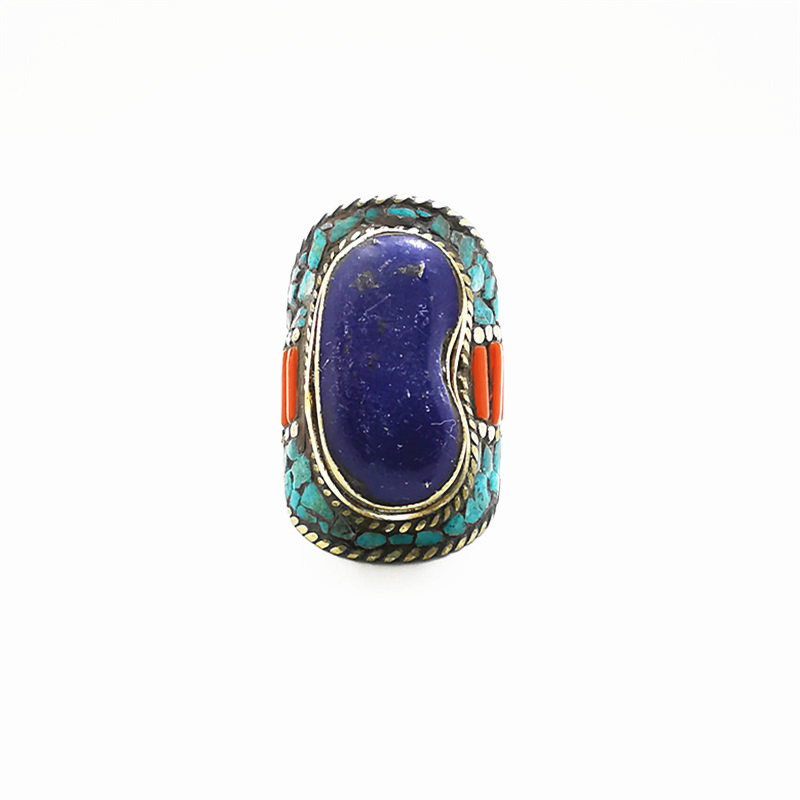Ethnic Fashion Com - Anillos Tibetanos Grandes para Hombre, Metal