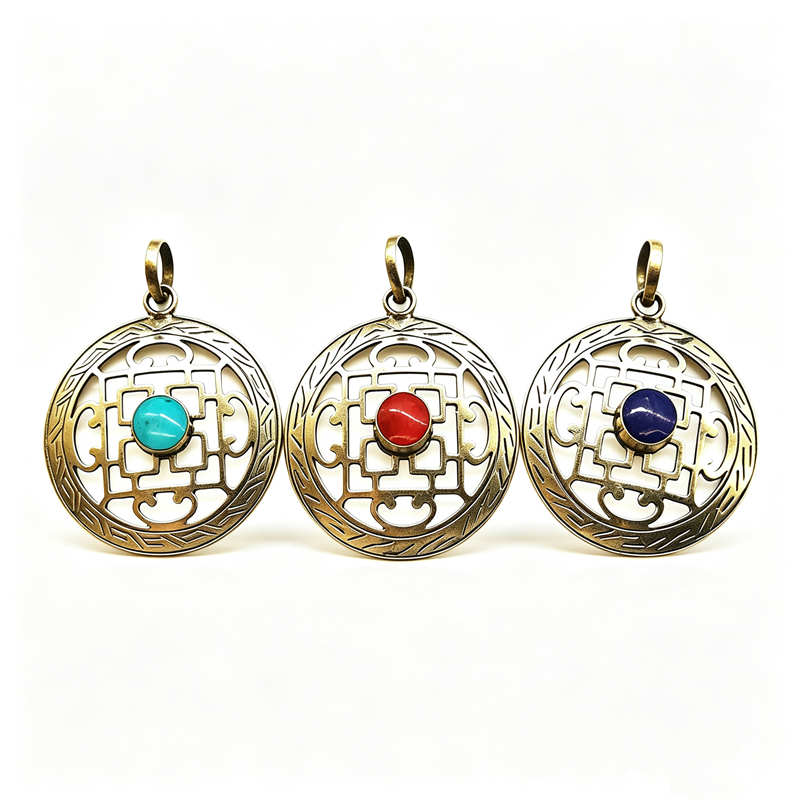 Ethnic Fashion Com - Joyería Tibetana, Mandala, Amuleto de la