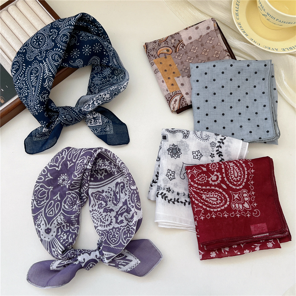 Ethnic Fashion Collection - Pañuelos pequeños de lino y algodón