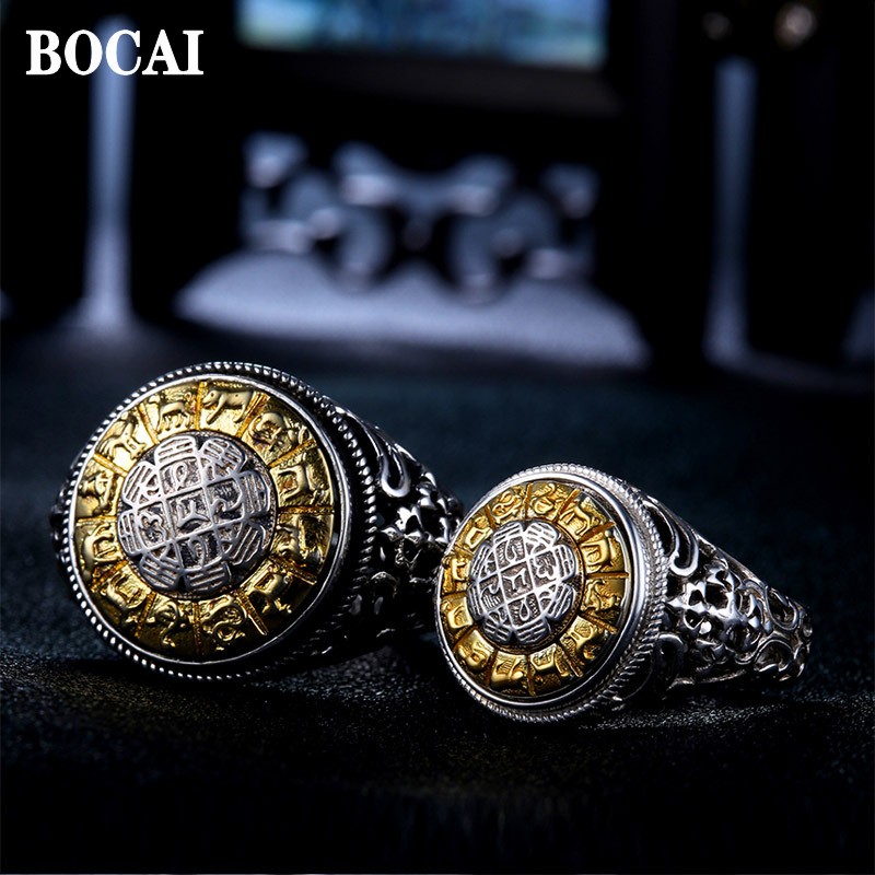 Men'S Ethnic Fashion Trends - BOCAI Nuevo Anillo de Compromiso de