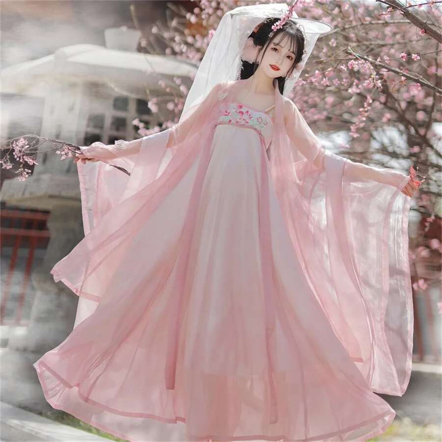 Ethnic Dress Fashion Show - Hanfu-vestido tradicional chino, disfraces de Cosplay,