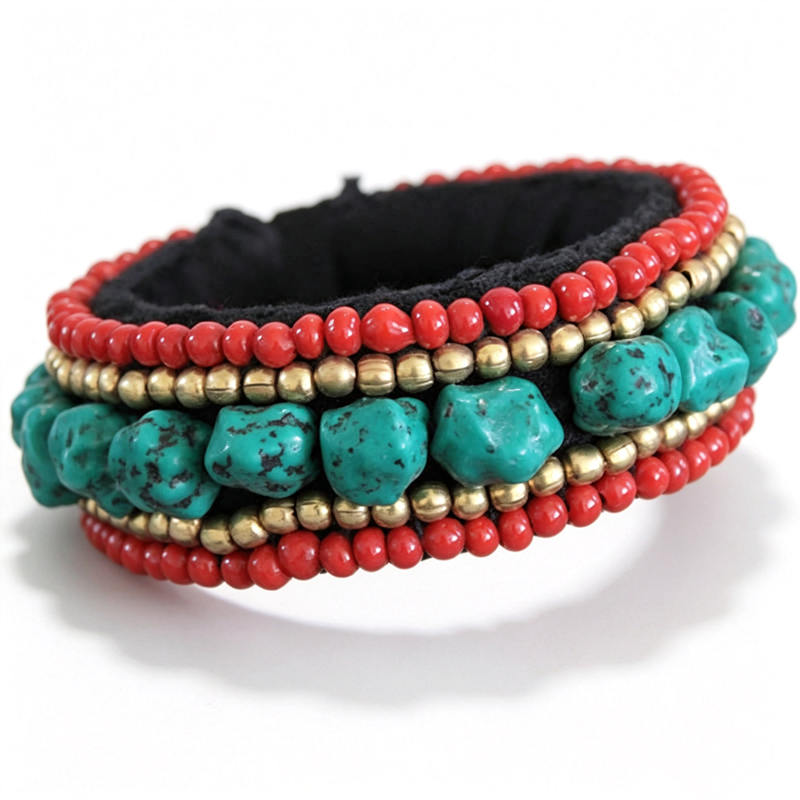 Brazaletes Étnicos Tibetanos H - Ethnic Fashion Com reseña y precio