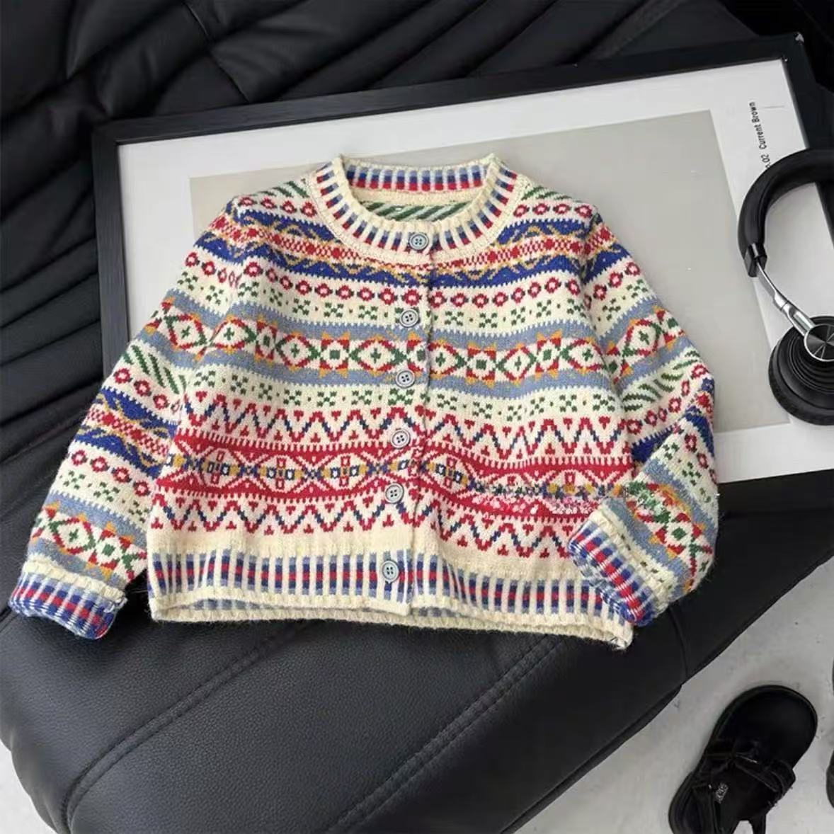 Cárdigan de Punto para Niñas,  - Kids Ethnic Fashion reseña y precio
