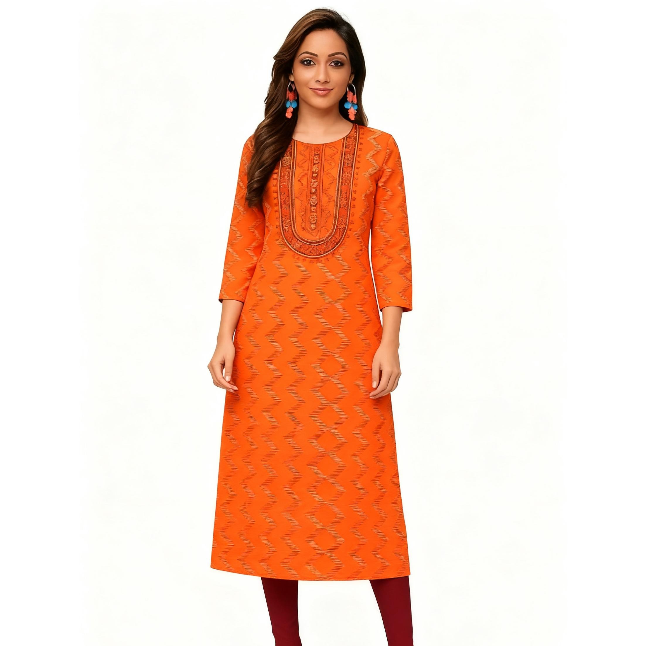 Vestido musulmán Kurt cómodo a - Ethnic Fashion Kurtis reseña y precio