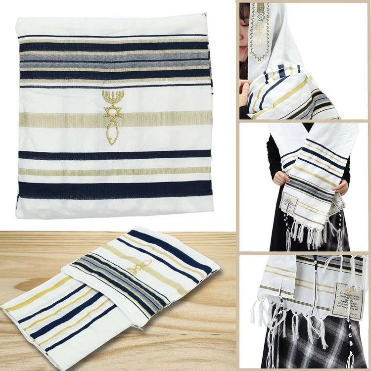 Talit Judío, Manto de Oración  - Ethnic Fashion Men reseña y precio