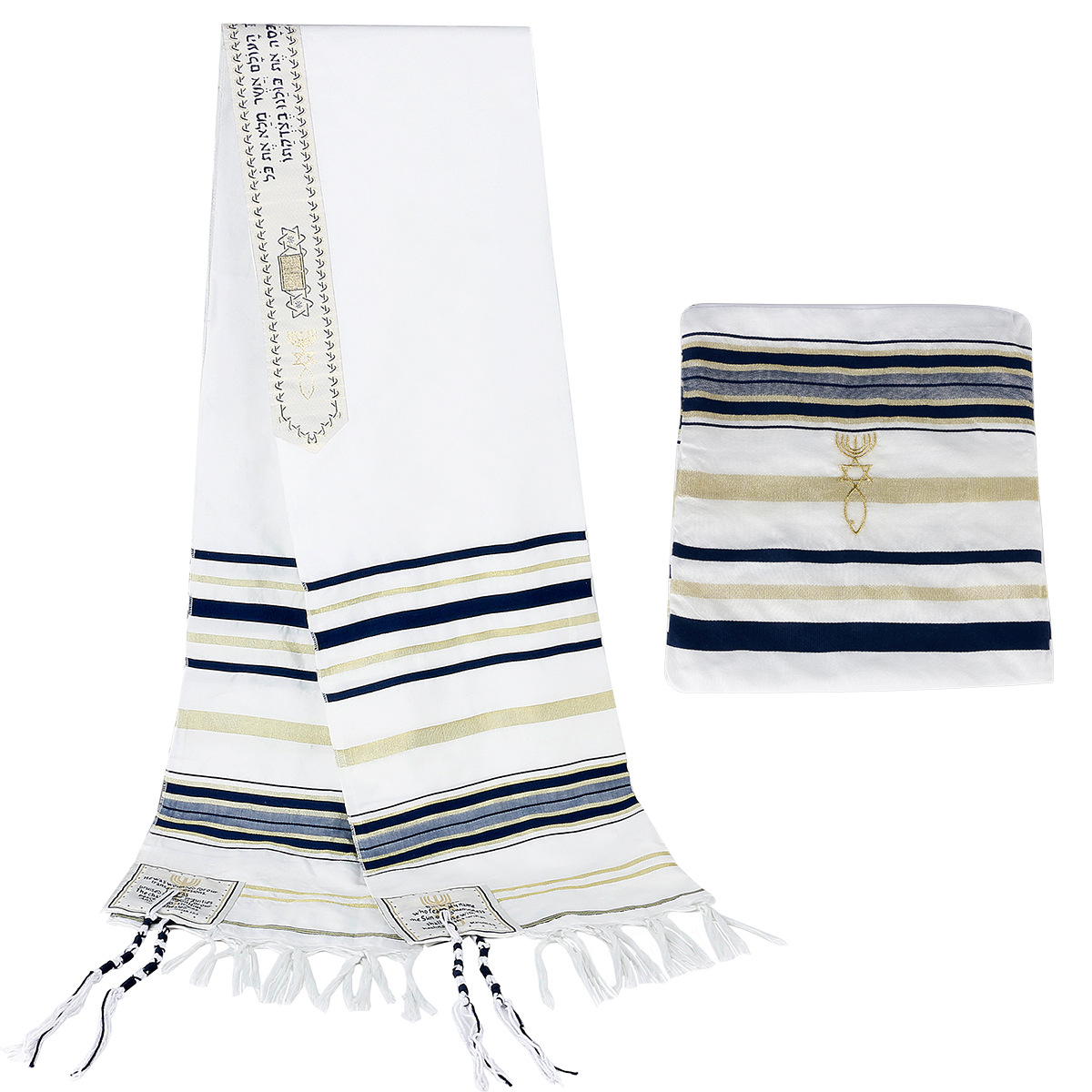 Talit Judío, Manto de Oración  - Ethnic Fashion Men reseña y precio