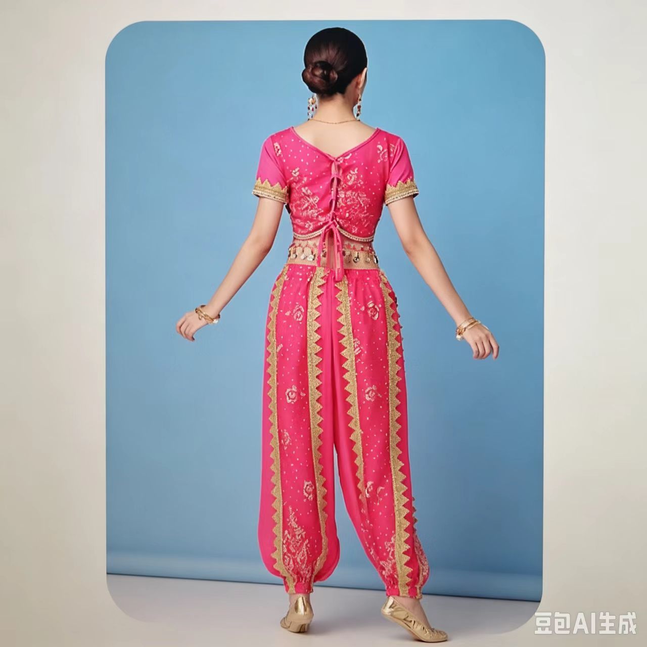 Conjunto de pantalones para es - Salwar Kameez Set reseña y precio