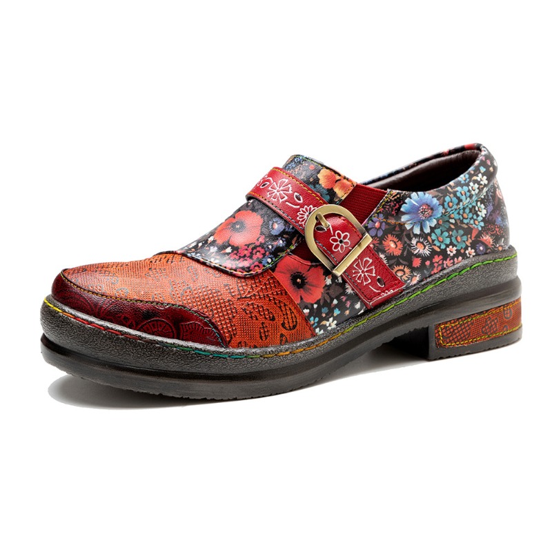 Zapatos planos de piel de ovej - Kids Ethnic Fashion reseña y precio