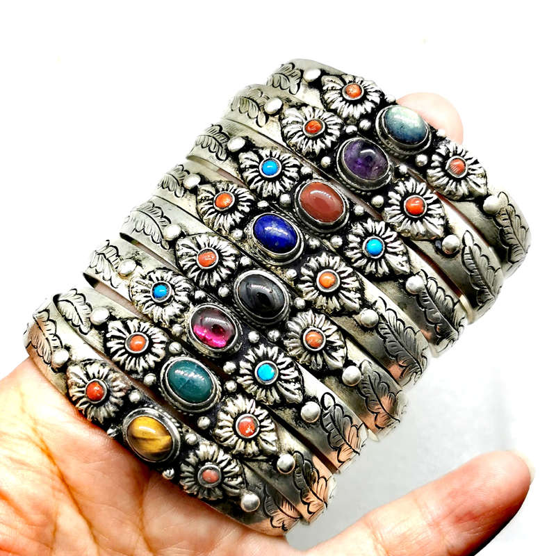 BB-398-brazalete abierto Vinta - Ethnic Fashion Com reseña y precio