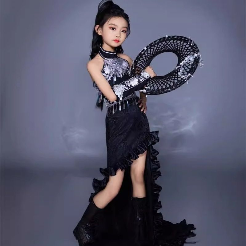Traje para niños, falda de col - Ethnic Dress Fashion Show reseña y precio