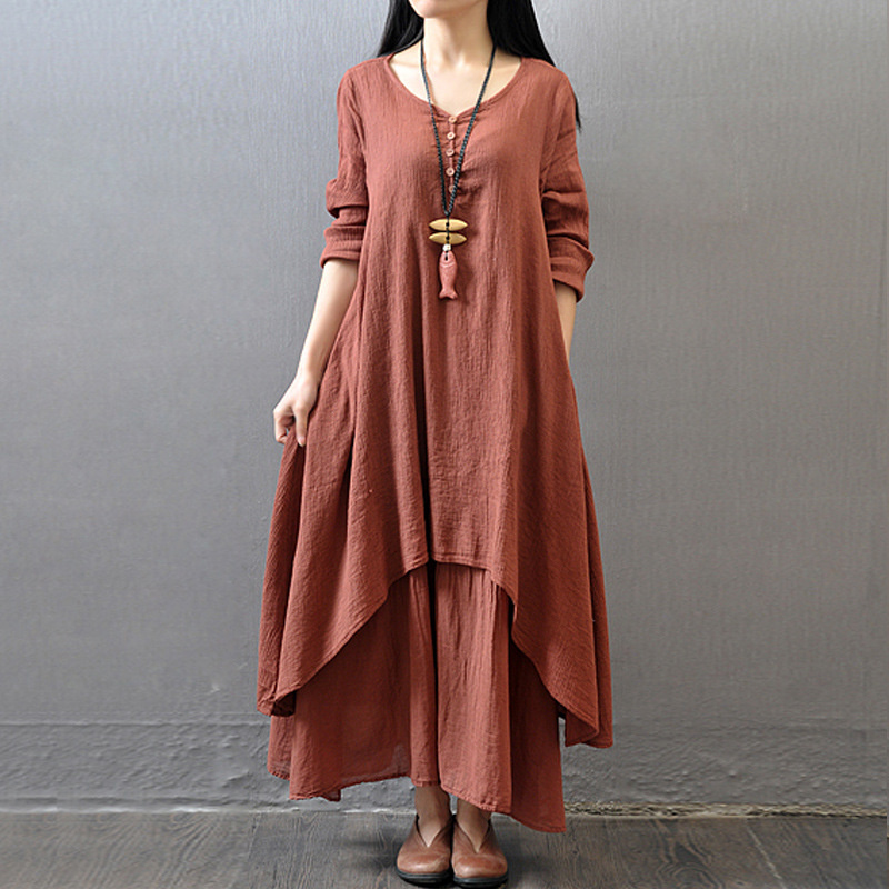 Vestido largo de manga larga p - Ethnic Fashion Kurtis reseña y precio