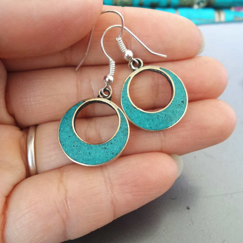 Pendientes étnicos vintage con - Ethnic Fashion Com reseña y precio