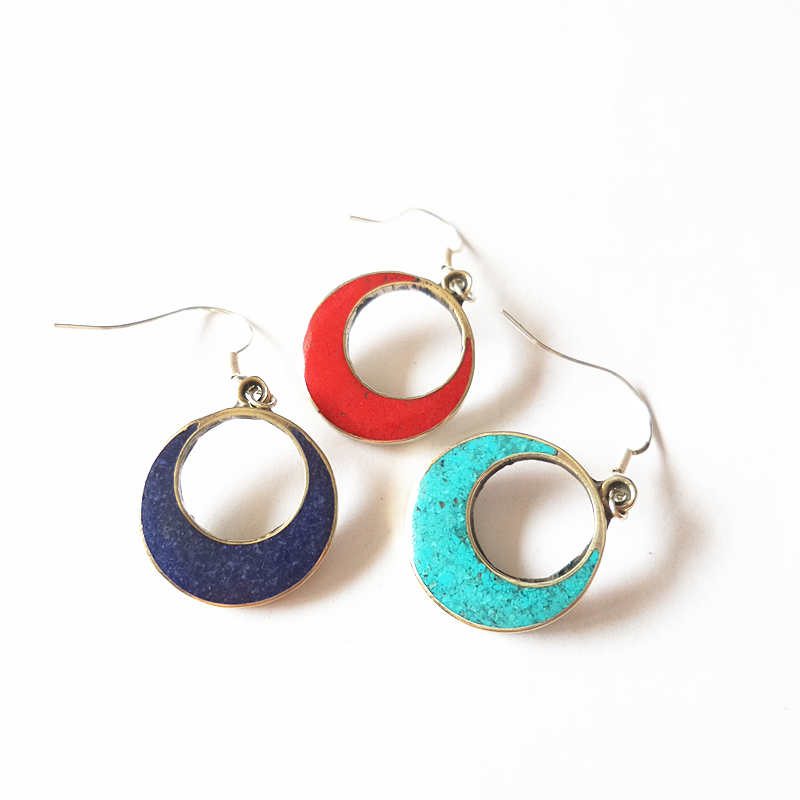 Pendientes étnicos vintage con - Ethnic Fashion Com reseña y precio