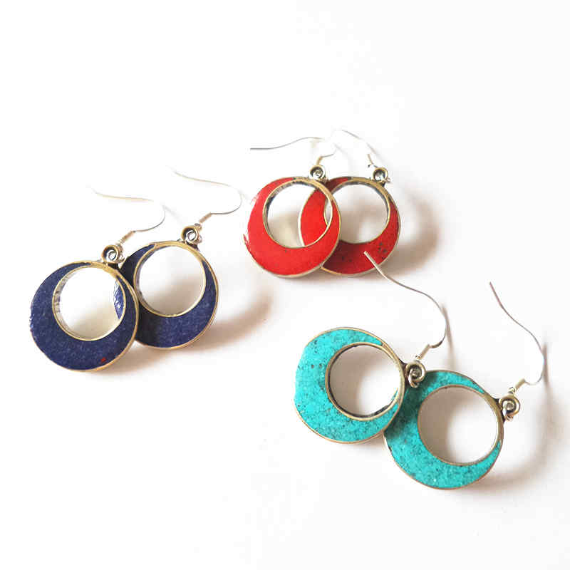 Pendientes étnicos vintage con - Ethnic Fashion Com reseña y precio