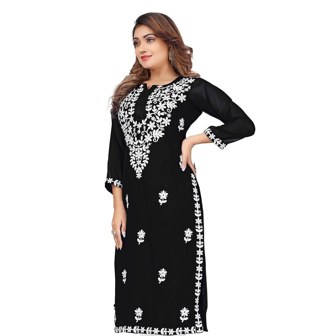 Vestido informal de moda Kurt  - Ethnic Fashion Kurtis reseña y precio