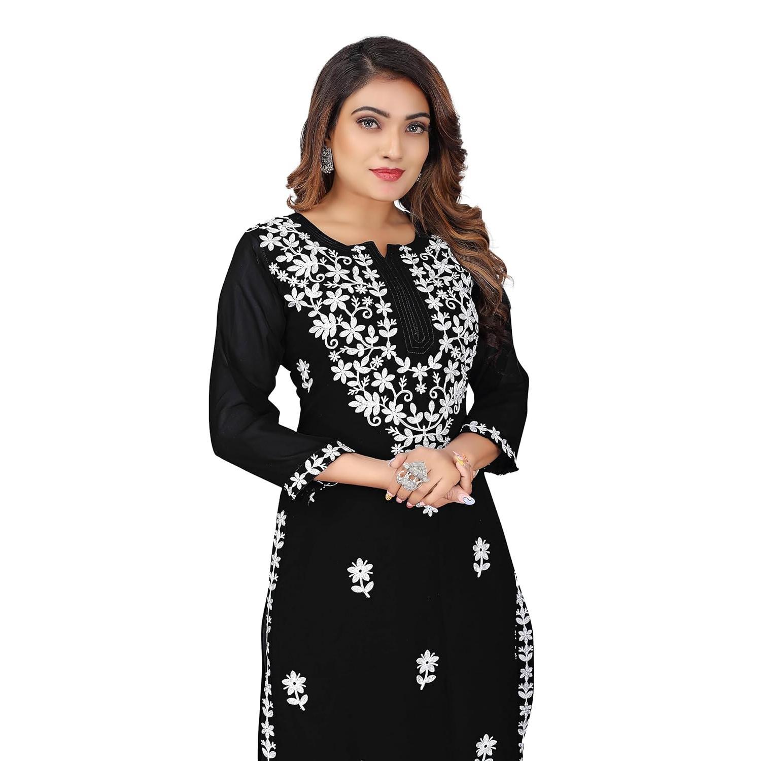 Vestido informal de moda Kurt  - Ethnic Fashion Kurtis reseña y precio