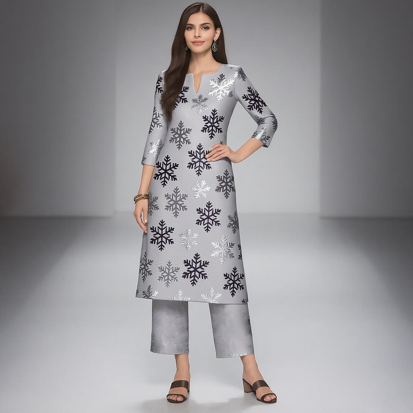Vestido musulmán Kurt informal - Ethnic Fashion Kurtis reseña y precio