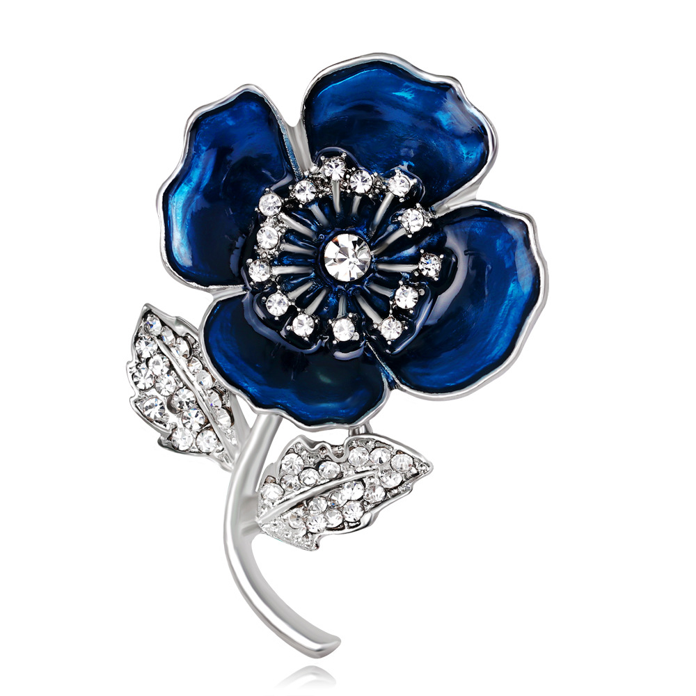 Broche de flor de amapola roja - Ethnic Fashion Uk reseña y precio