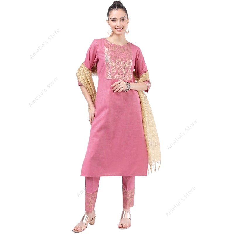Conjunto de 3 piezas de Kurta  - Salwar Kameez Set reseña y precio