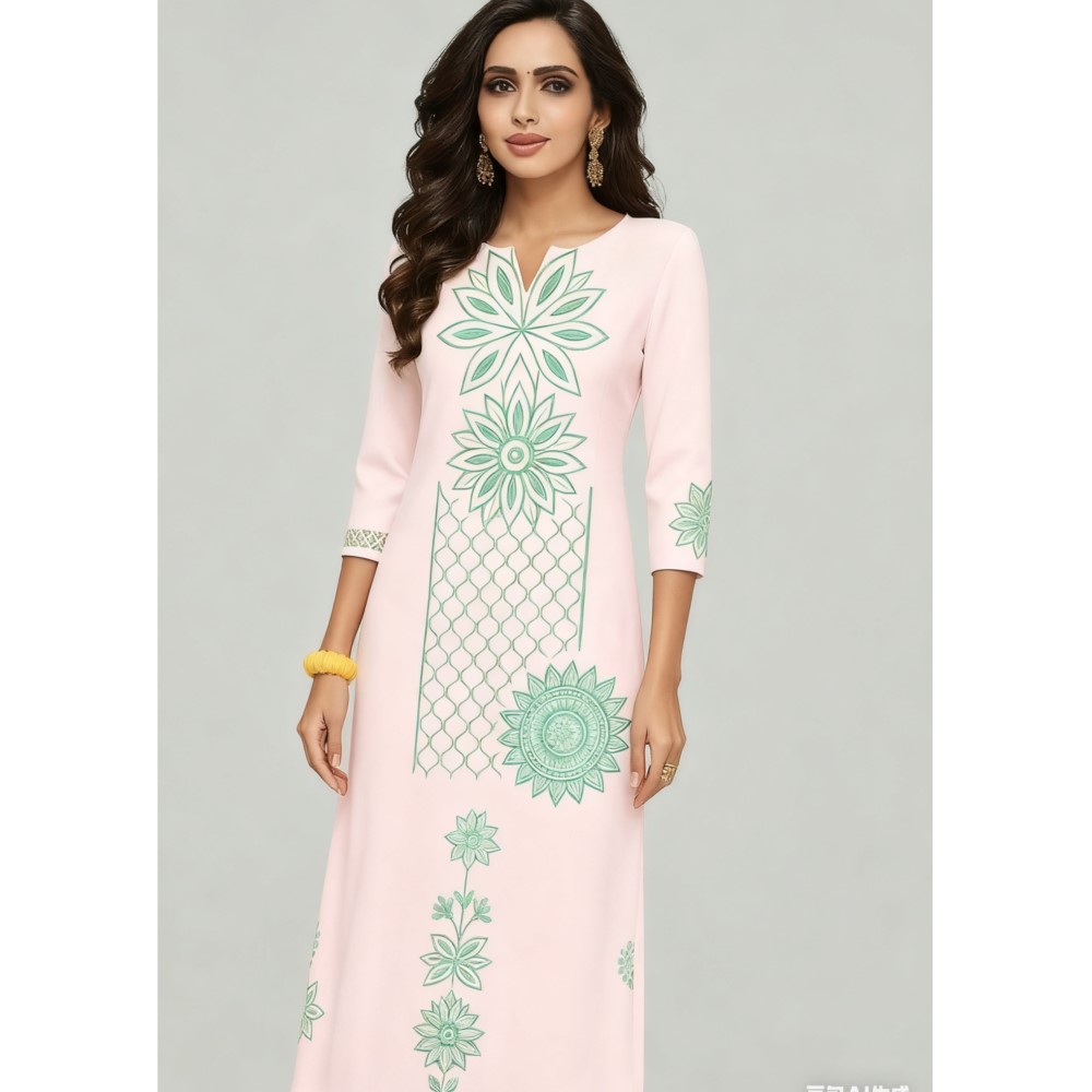 Vestido informal de estilo nac - Ethnic Fashion Kurtis reseña y precio