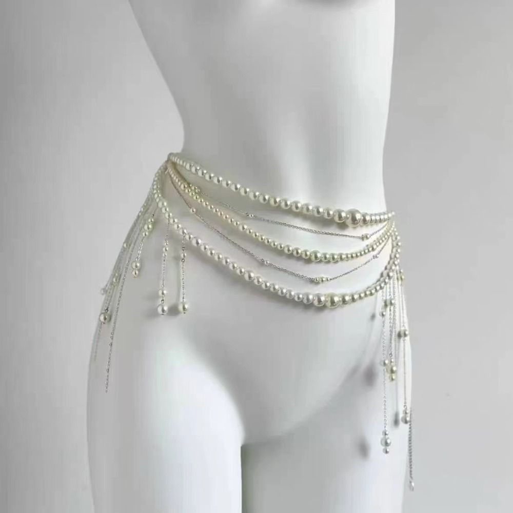 Cadenas de cintura con perlas  - Ethnic Fashion Collection reseña y precio