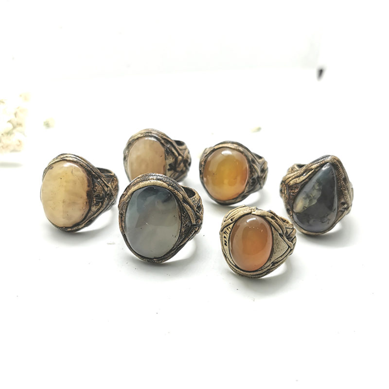 Anillos de arcilla hechos a ma - Ethnic Fashion Com reseña y precio