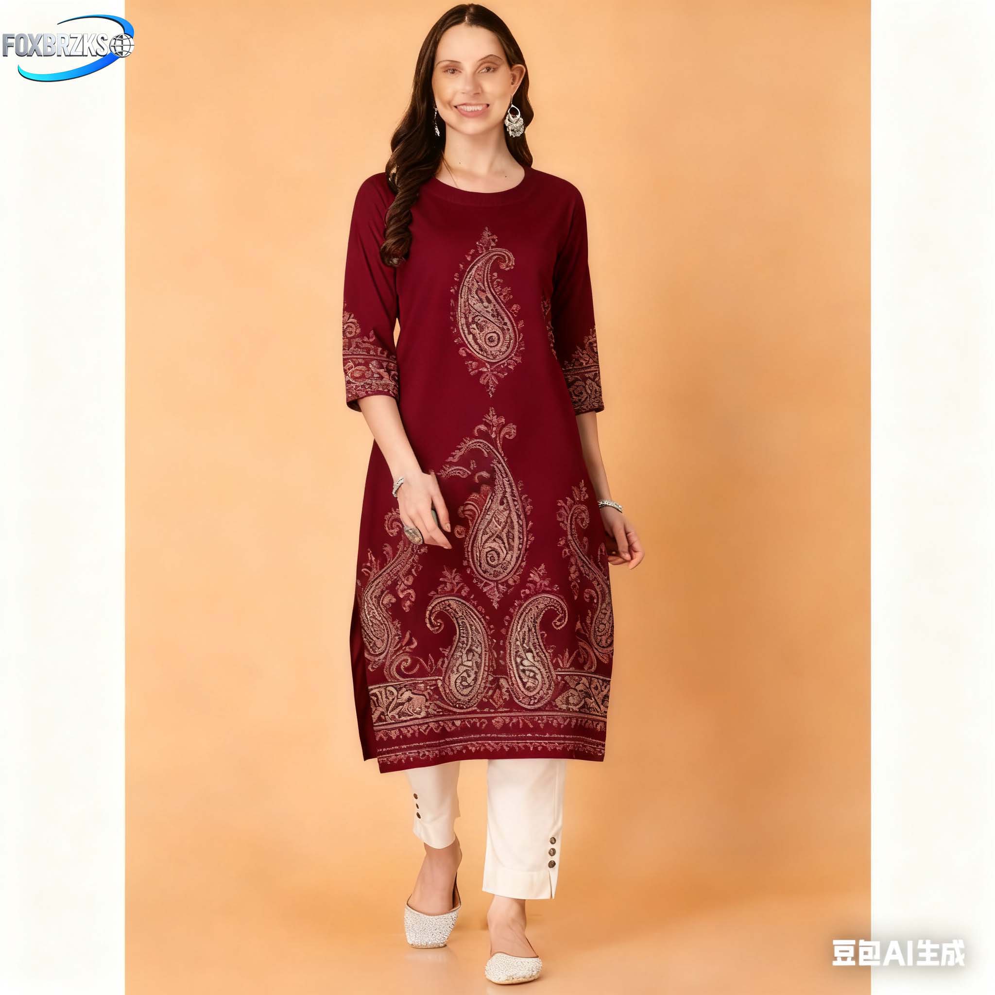 Estilo nacional Kurt moda muje - Ethnic Fashion Kurtis reseña y precio