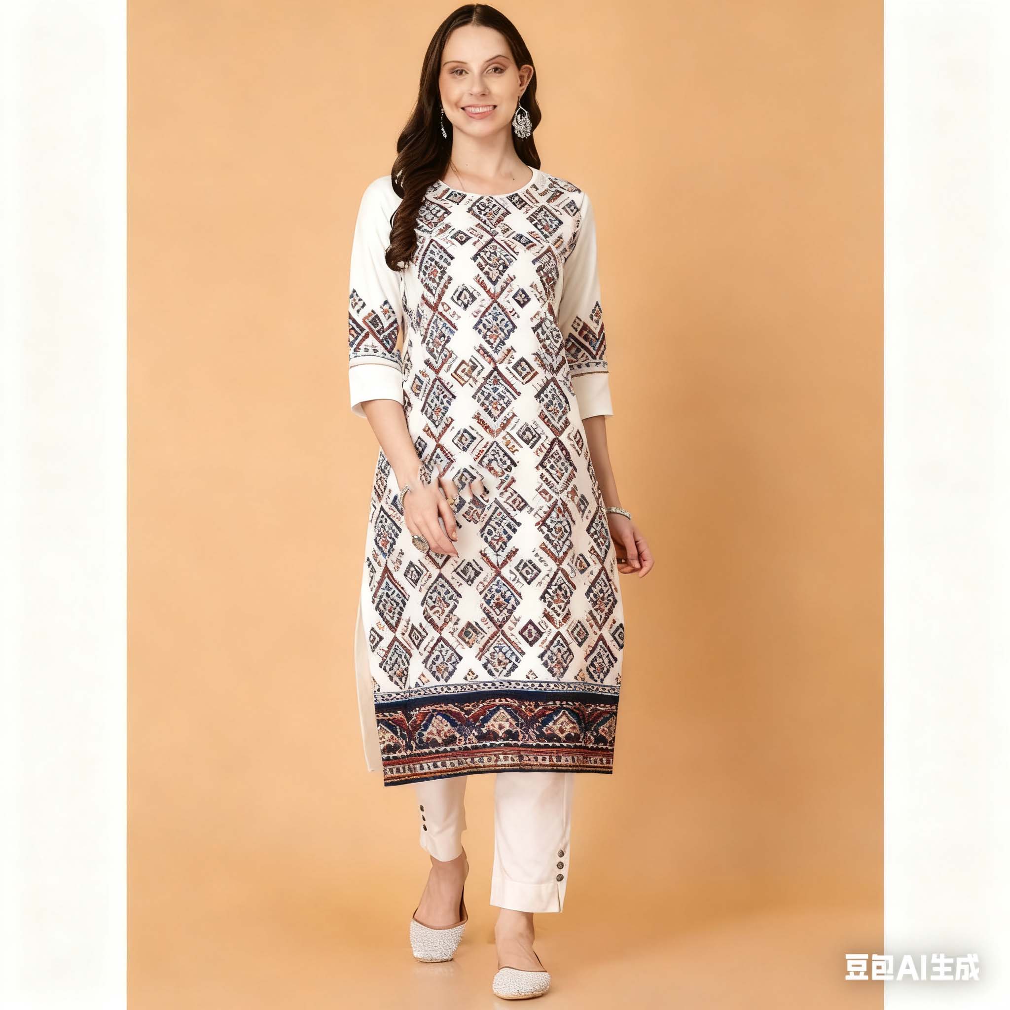 Estilo nacional Kurt moda muje - Ethnic Fashion Kurtis reseña y precio