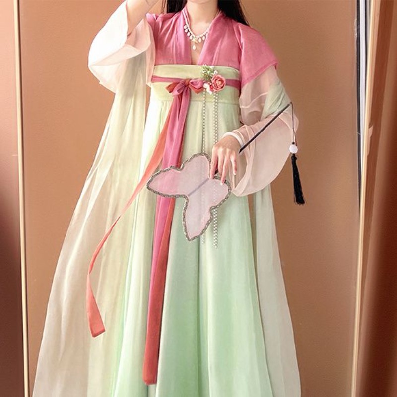 Ropa tradicional china rosa na - Ethnic Dress Fashion Show reseña y precio
