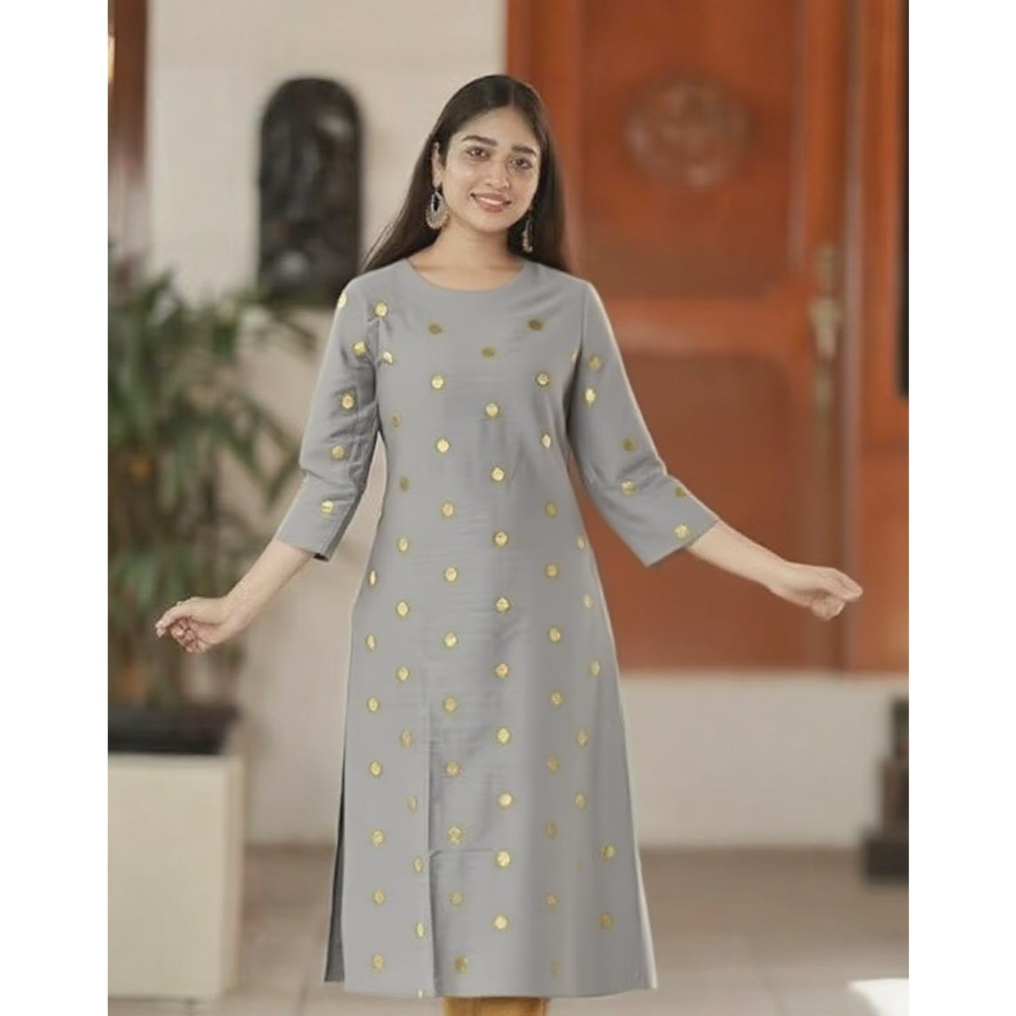 Vestido musulmán Kurt a la mod - Ethnic Fashion Kurtis reseña y precio
