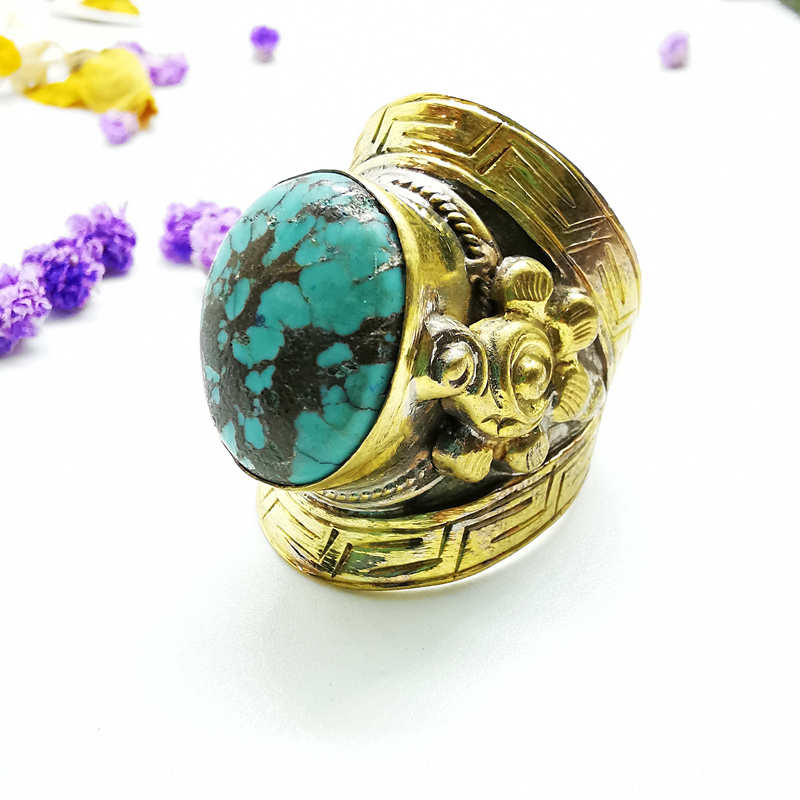 Anillos Grandes Tibetanos para - Ethnic Fashion Com reseña y precio