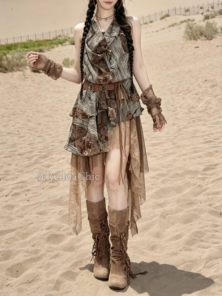 ReddaChic Conjunto de Vestido  - Ethnic Fashion Collection reseña y precio